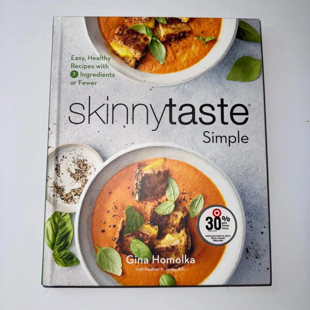Gina Homolka Skinnytaste Simple Cookbook Green Excellent Hardcover